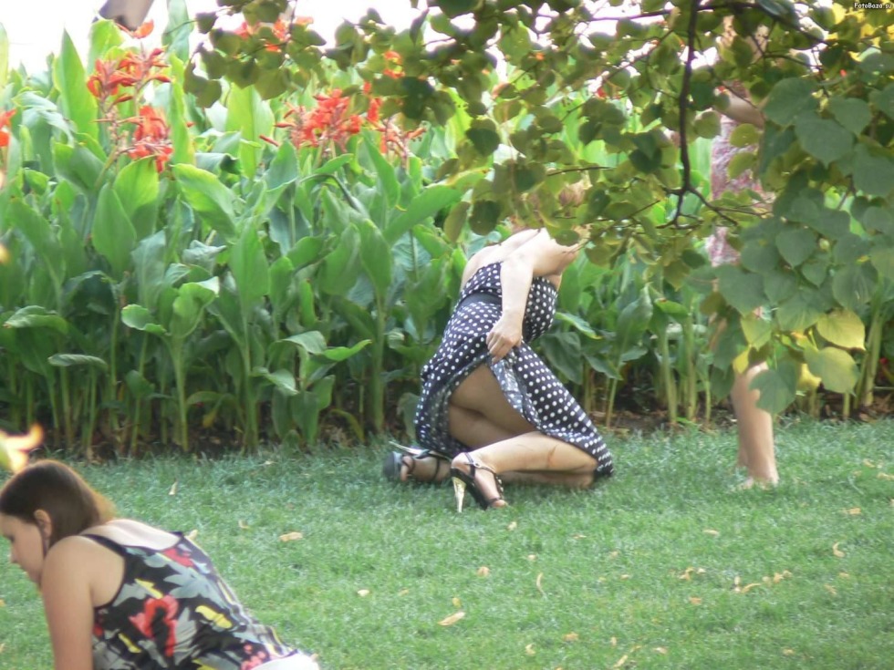 I lit up in the garden