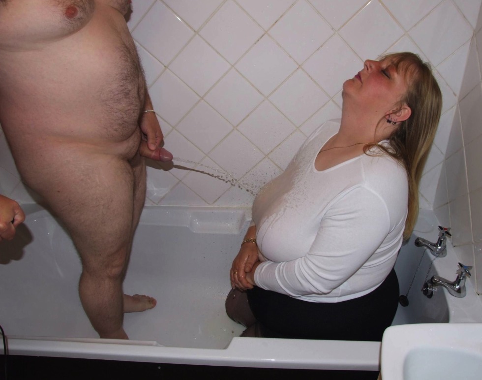 Big BBW Blonde Likes to Drink Her Own Piss