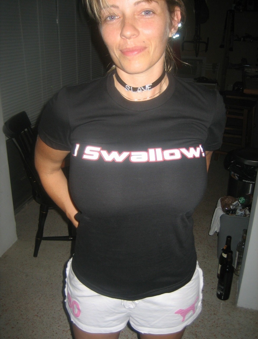 Conducted girls in clothes