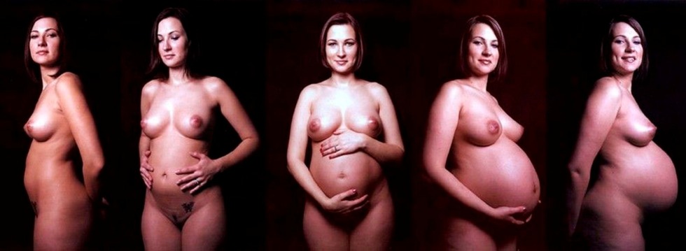 Naked boobs after pregnancy
