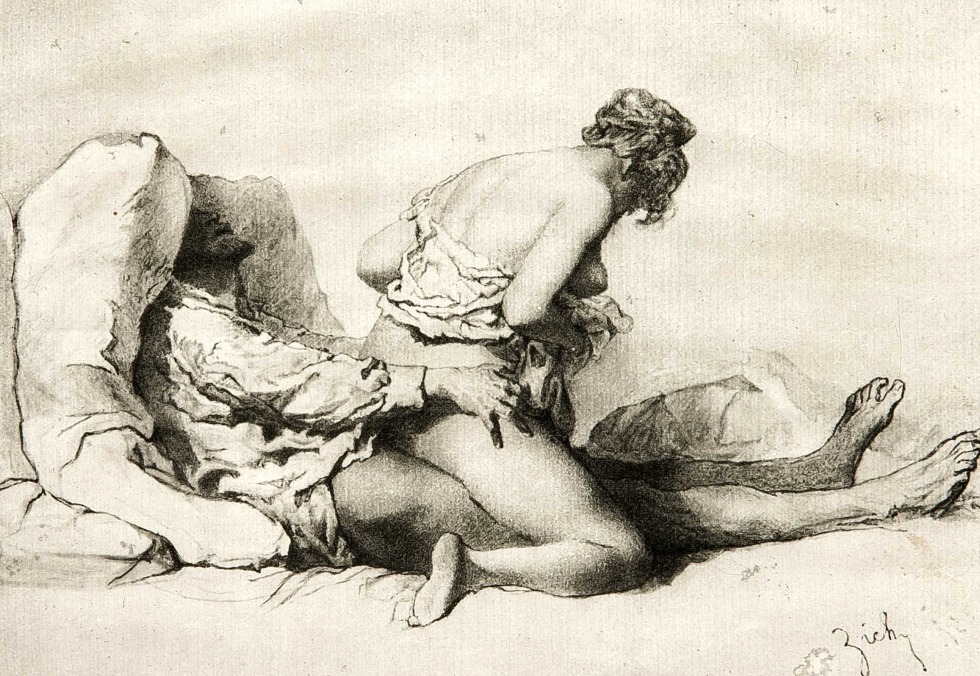 Koitus in the art of Paul Avril