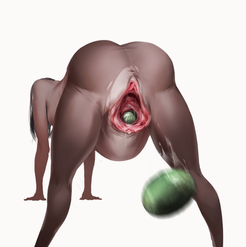 Pregnant naked prolapse