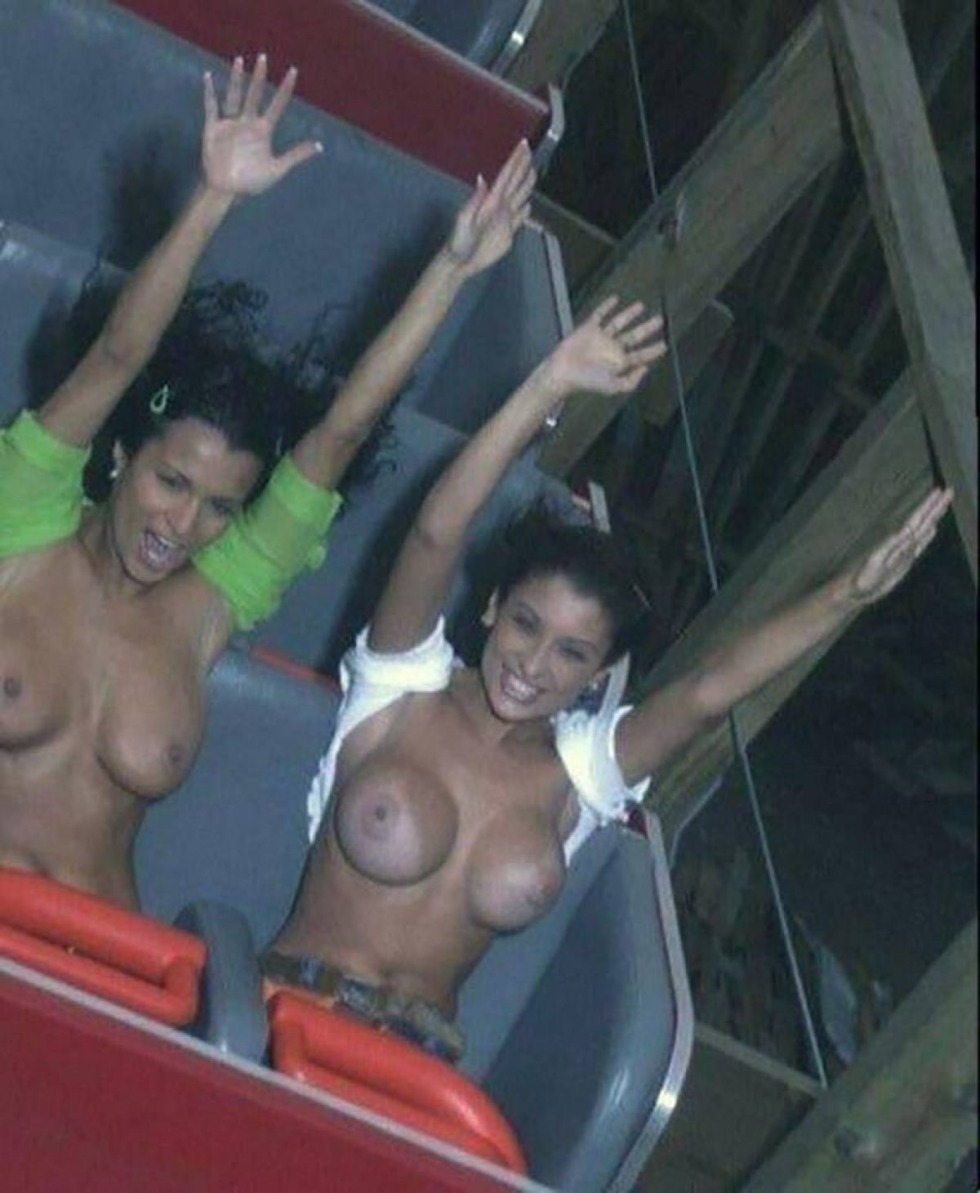Naked boobs on attractions