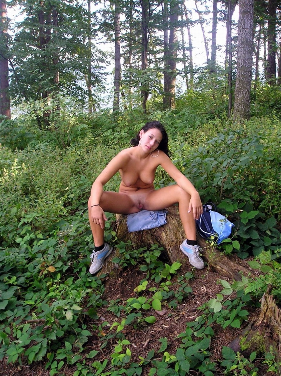 Homemade naked in nature
