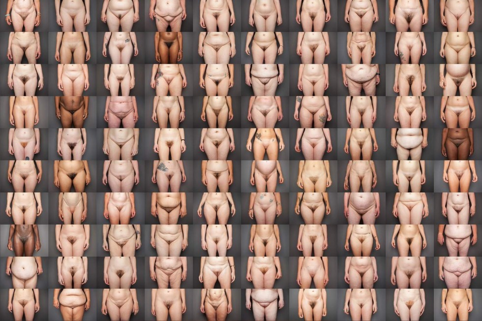 Different forms of female genitals