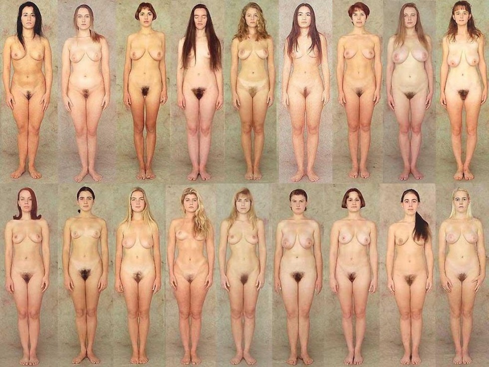 Naked women of different shapes