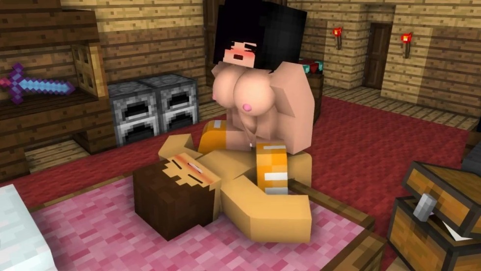 Naked boobs in minecraft