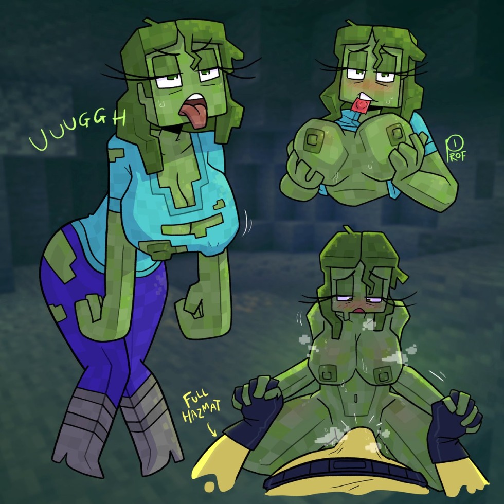 Hentai Minecraft Zombie Gerl
