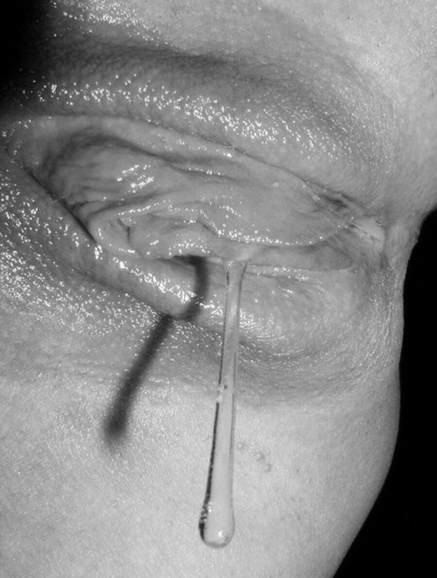 Lubrication from the vagina flowed