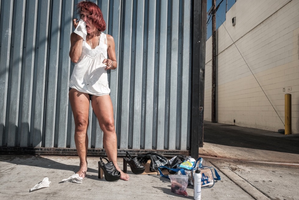 Discount Row Los Angeles homeless