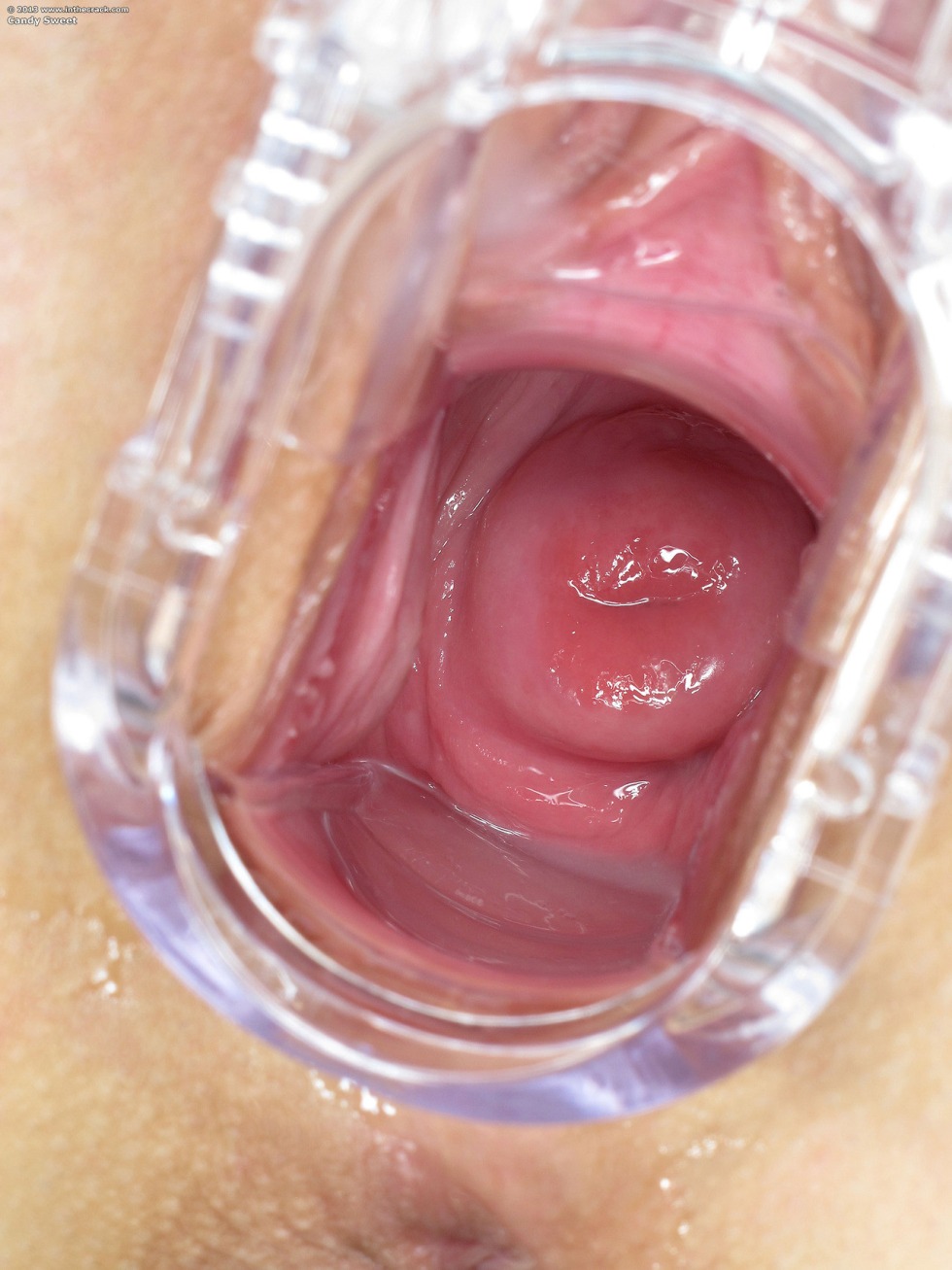 Healthy vagina from the inside