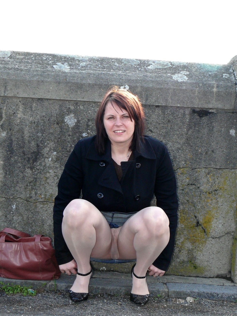 Adult women squatting