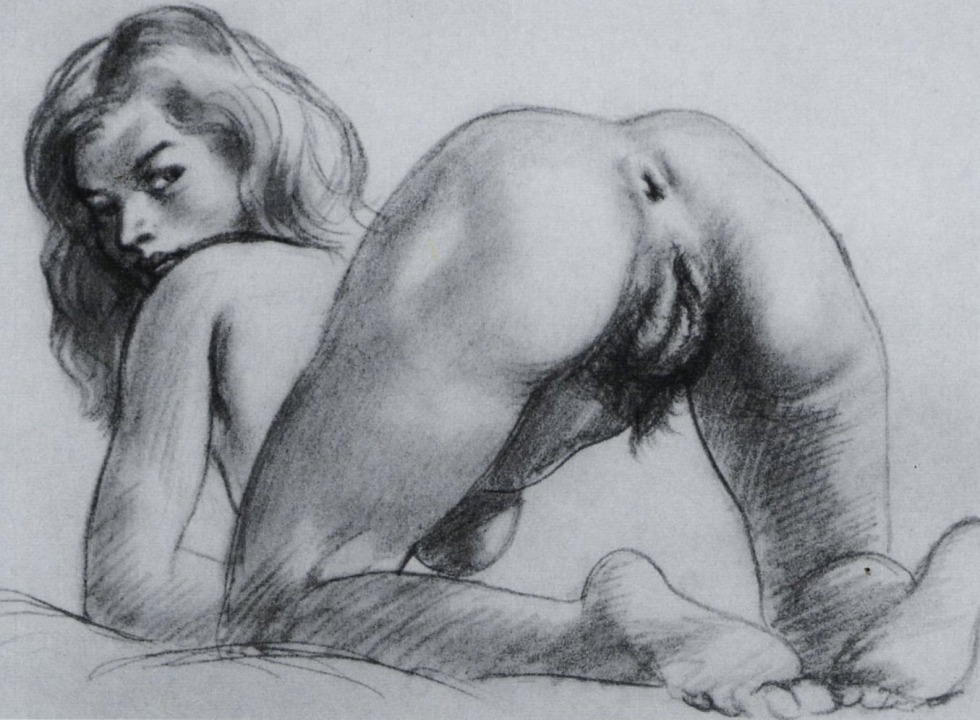 Erotic drawings of women