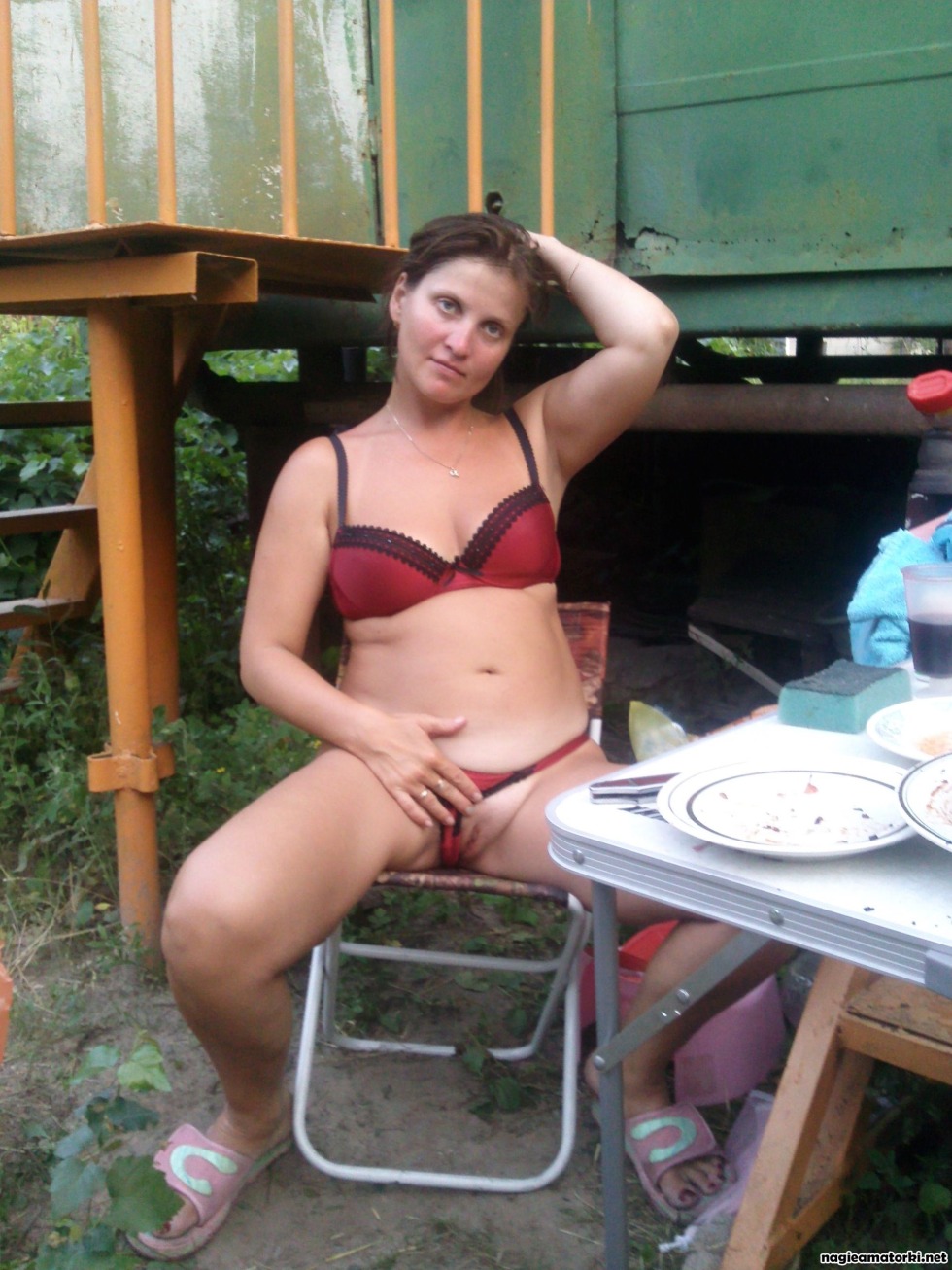Girls at the dacha amateur