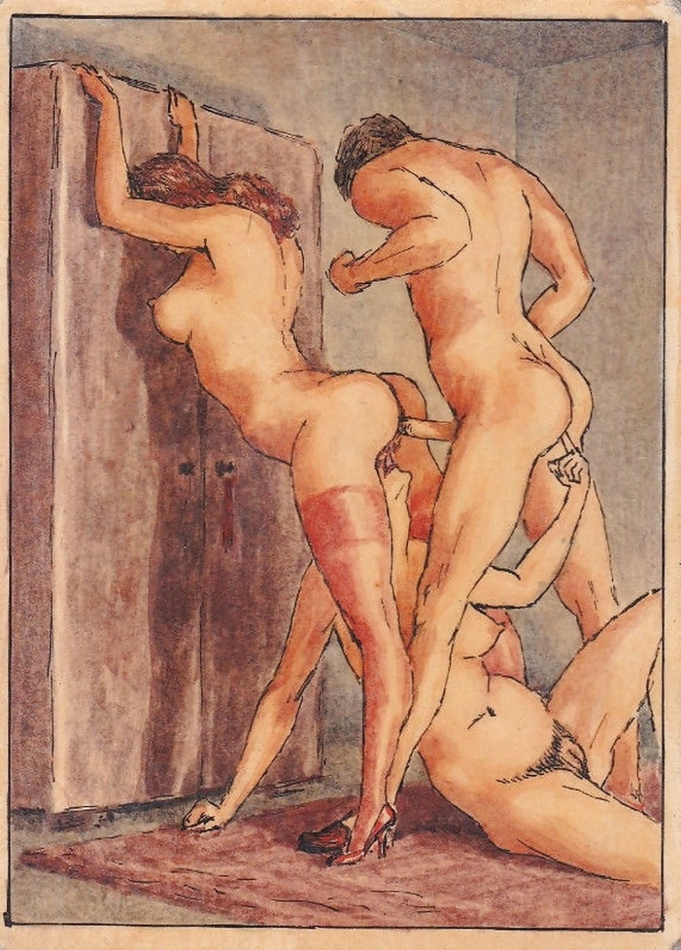 Erotic images in painting