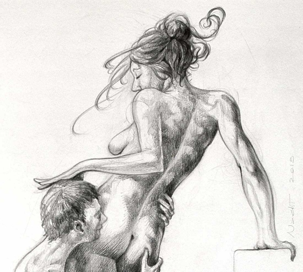 Beautiful erotic sketches