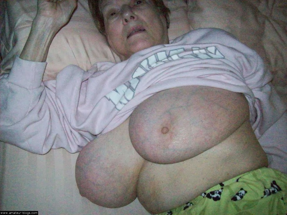 Granny with big tits