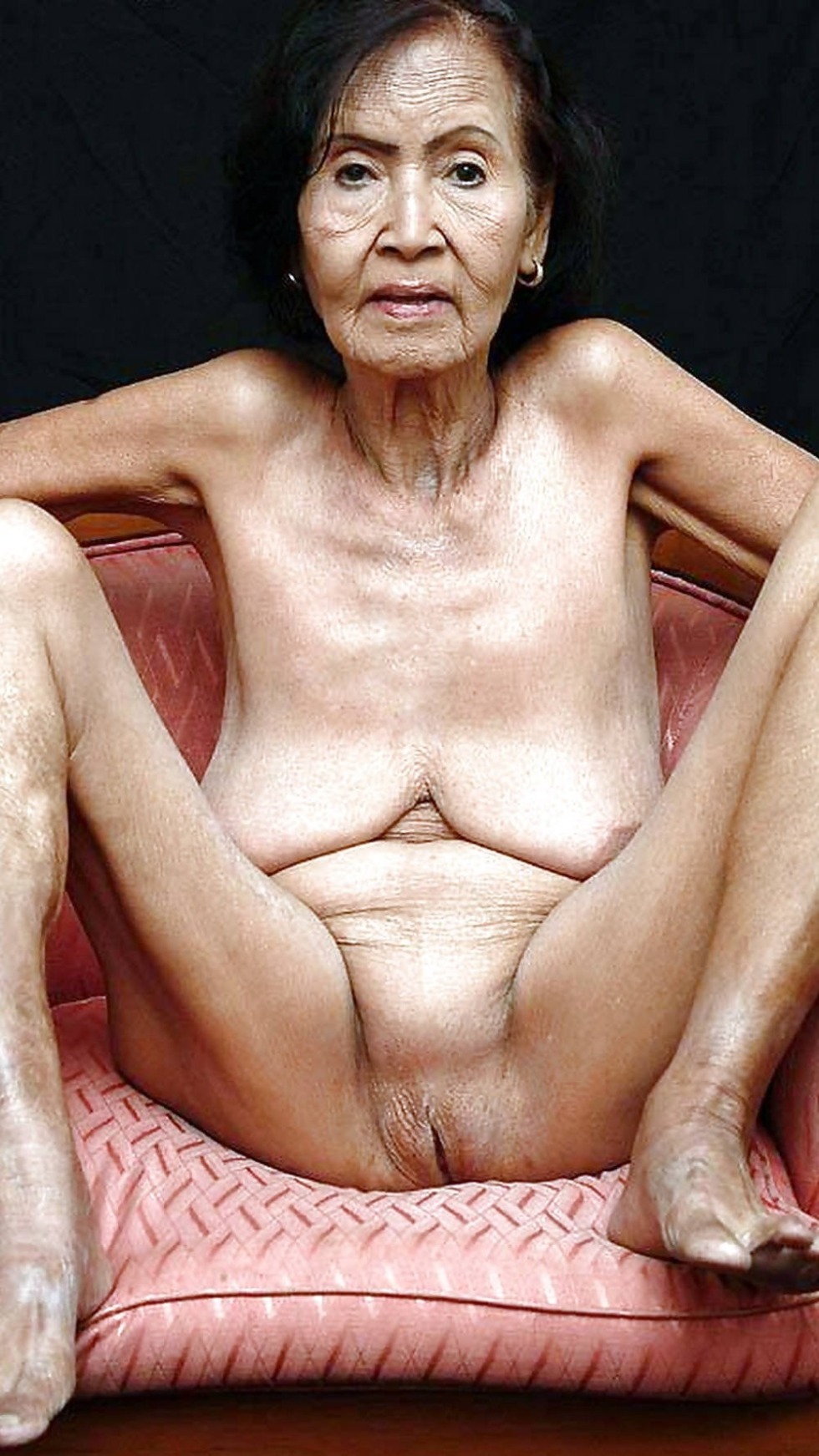 Beautiful naked old women