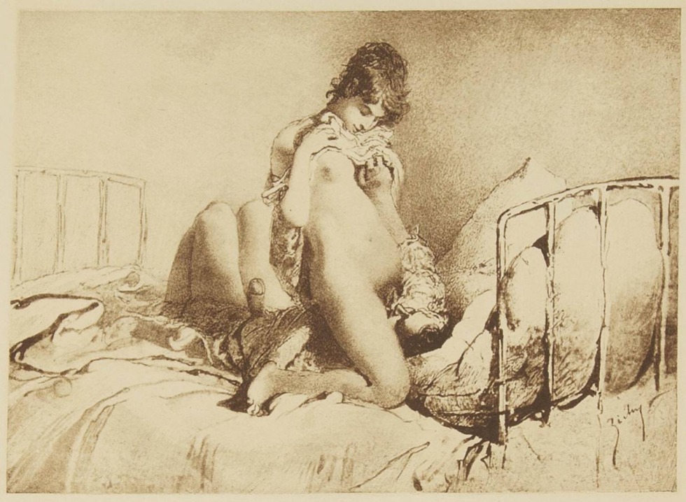 Erotic watercolors Mikhai Zichi