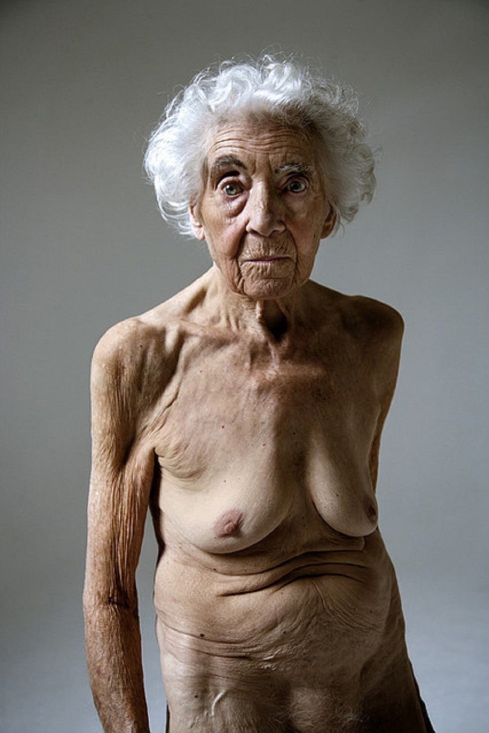 Old women with small breasts