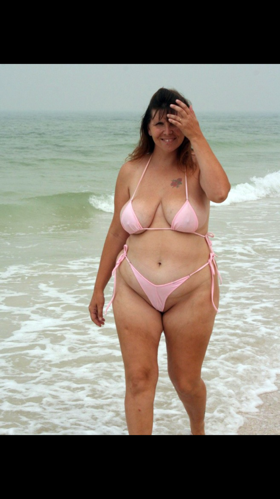 Naked mature in swimsuits