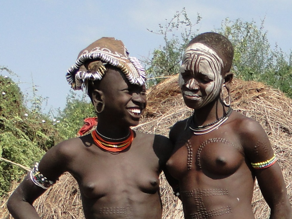 Naked African tribes