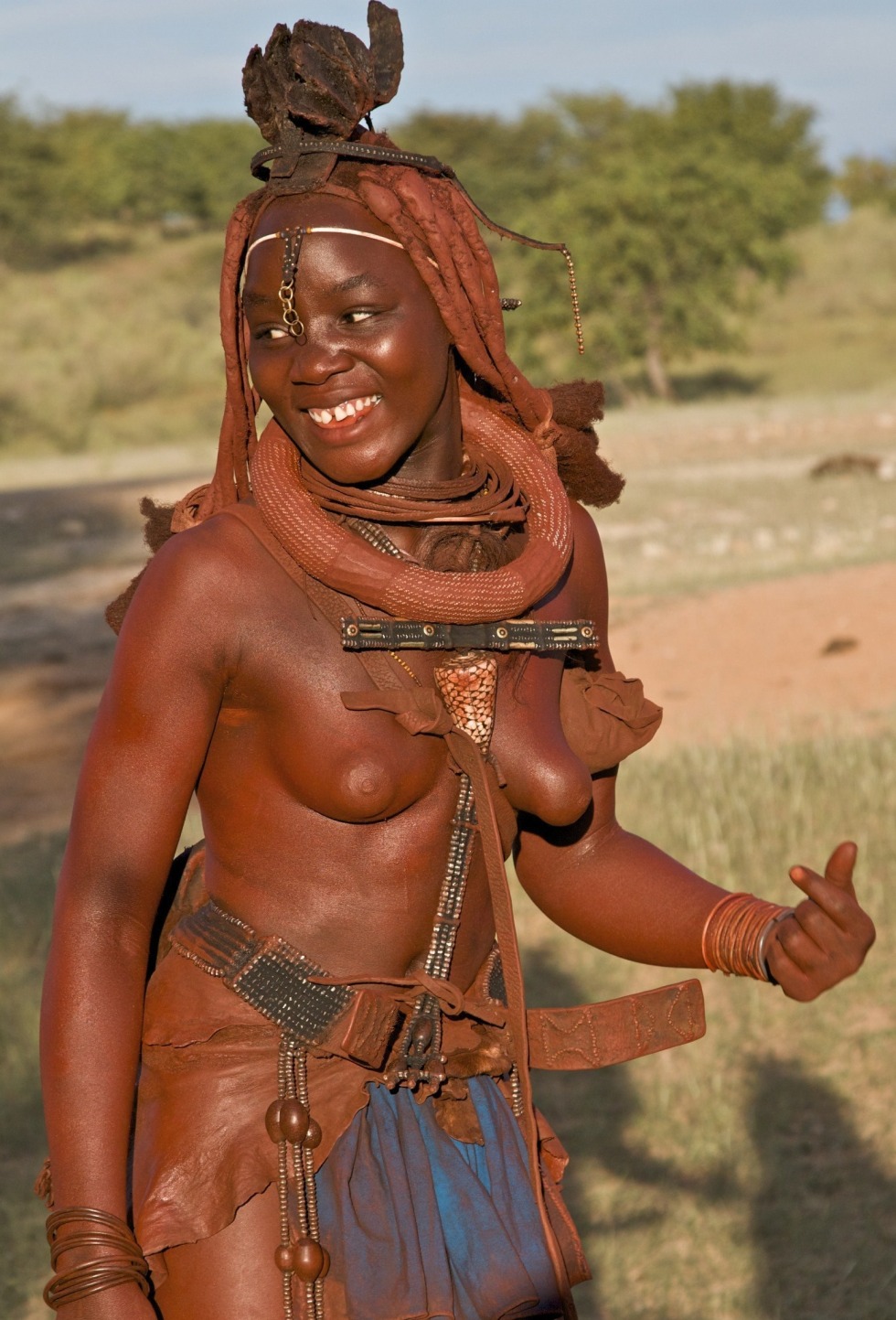 Khimba tribe in Namibia nude