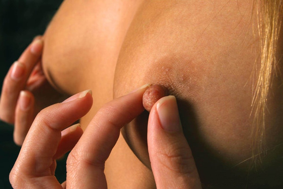 Little female nipple