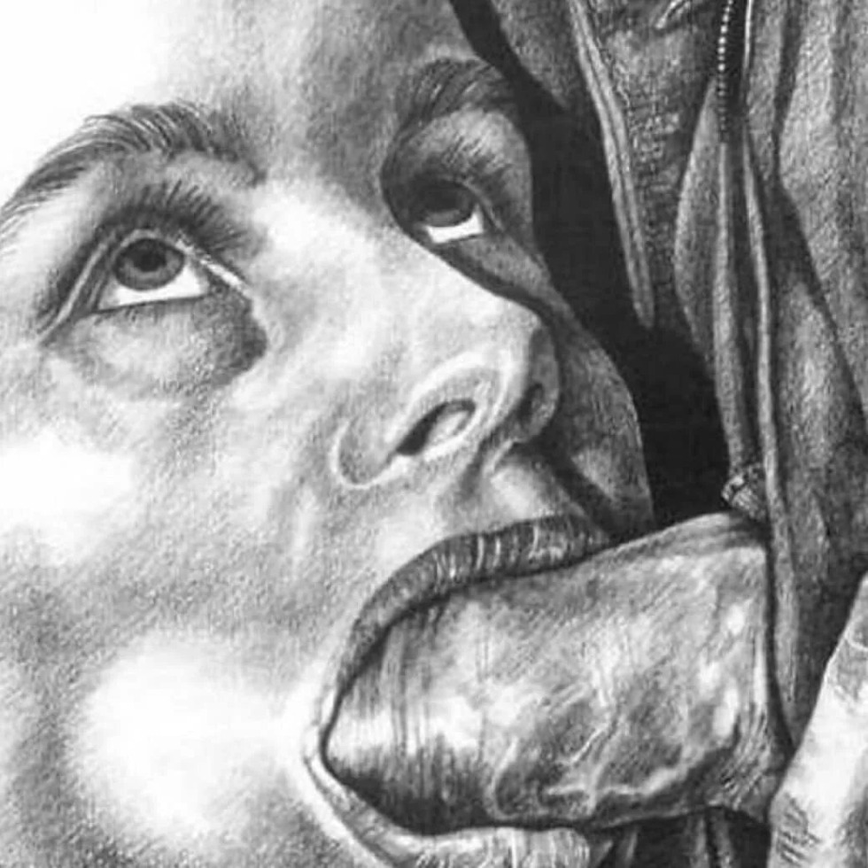 Pencil drawings of blowjob