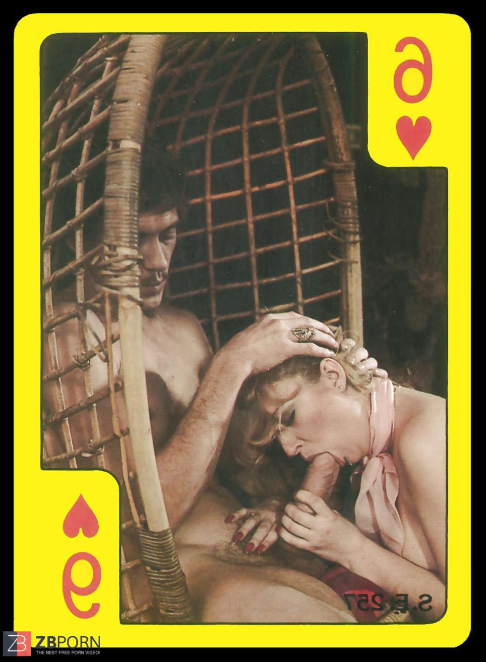 Playing cards with naked women