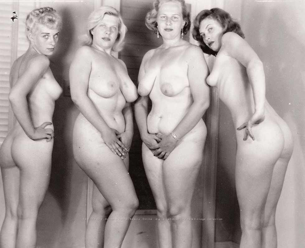German naked women retro