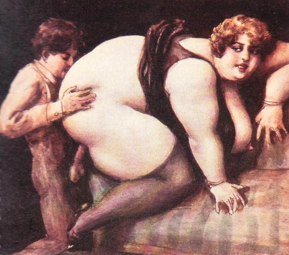 Pornographic painting bbw