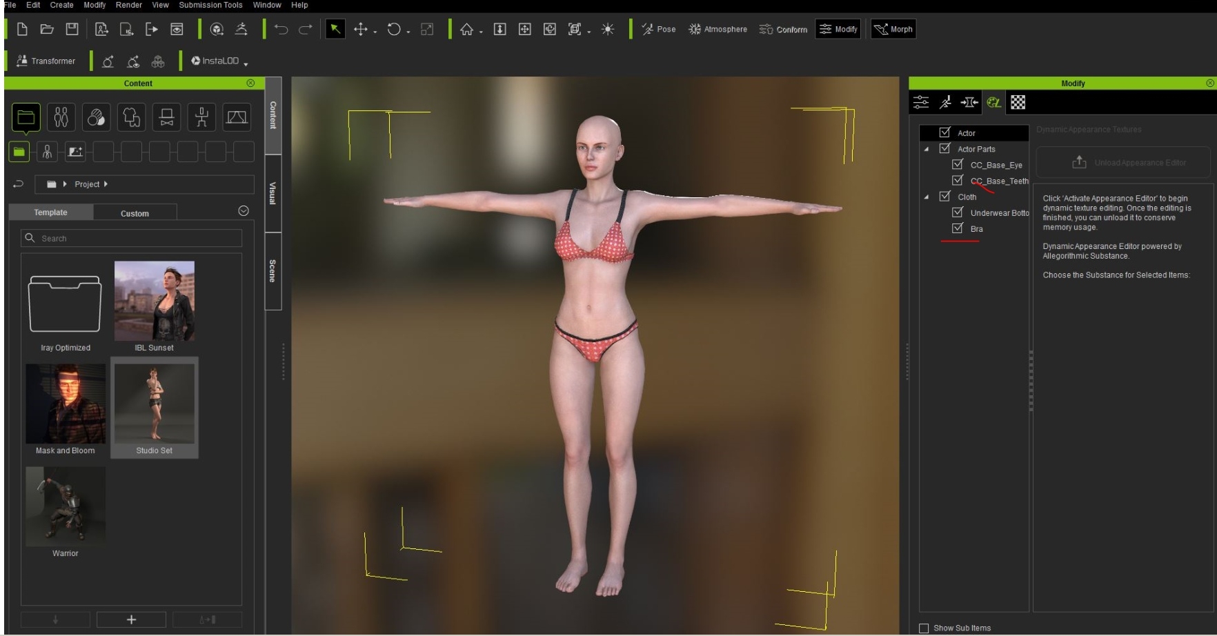 ICLONE character creator 3