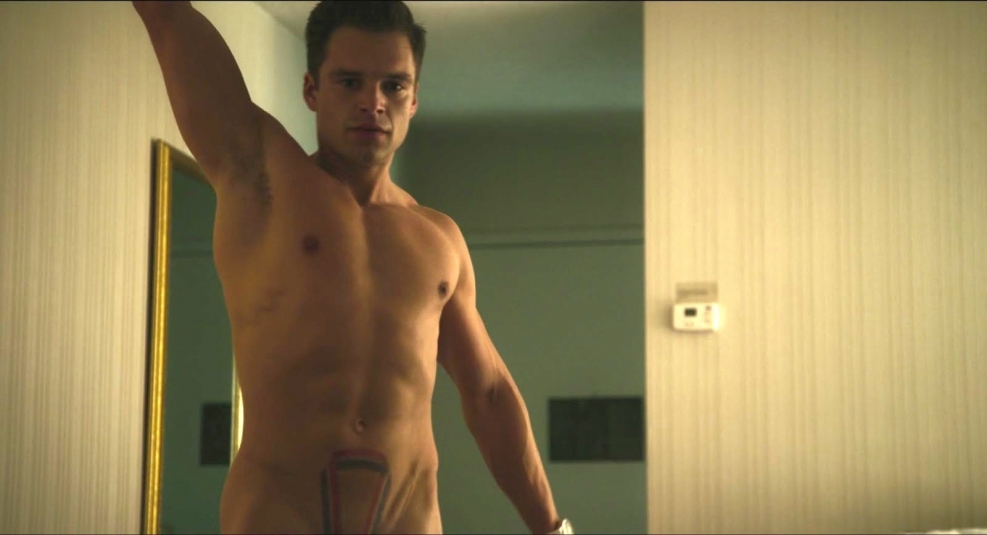 Naked Scene Sebastian Stan in Monday movie