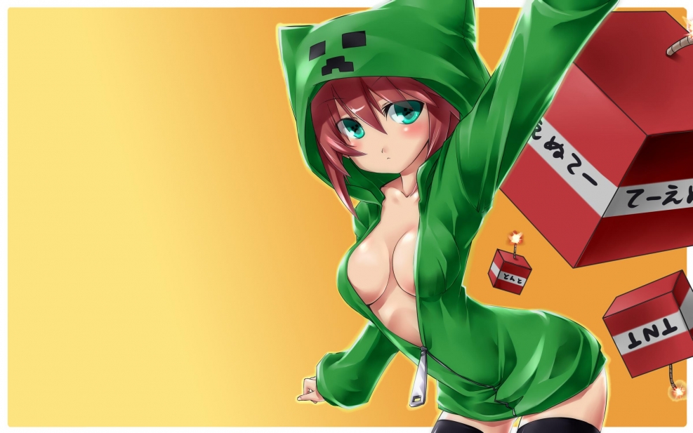 Minecraft girl