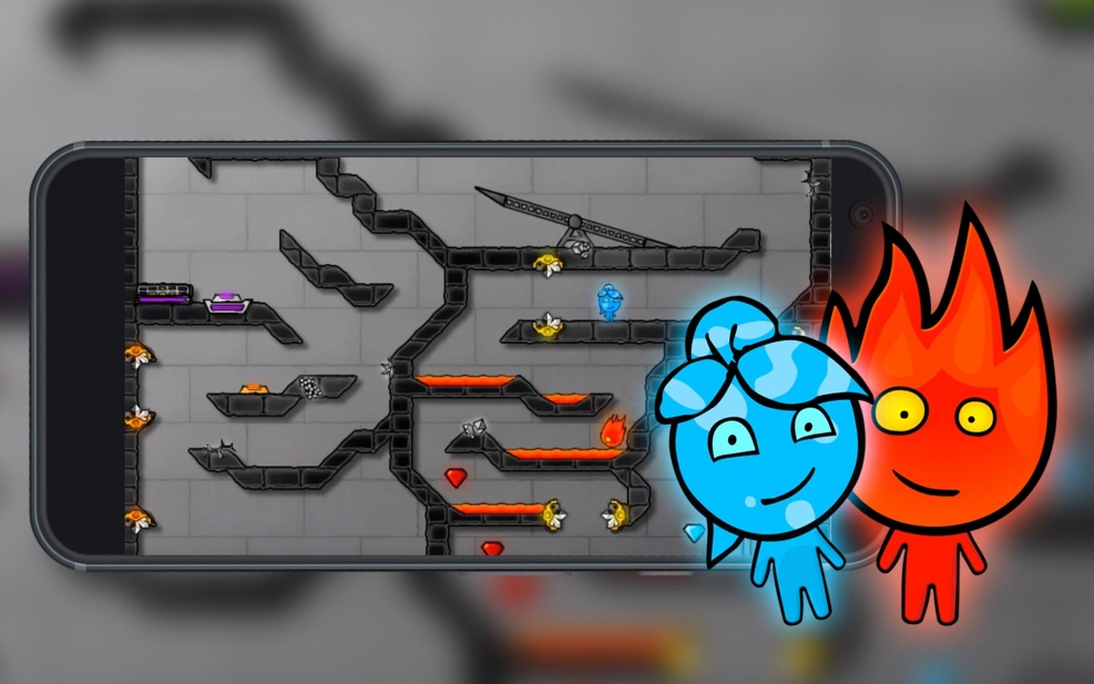 Pictures from Fireboy and Watergirl Game