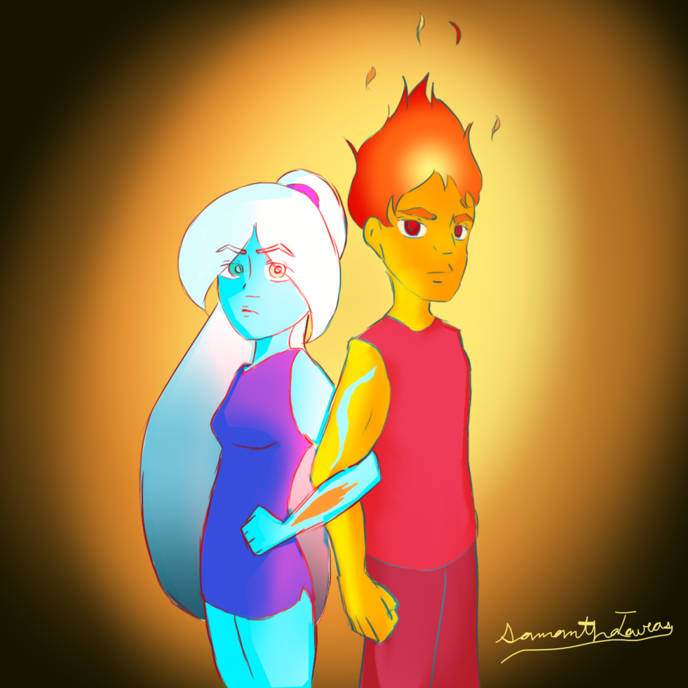 Watergirl and Fireboy Art