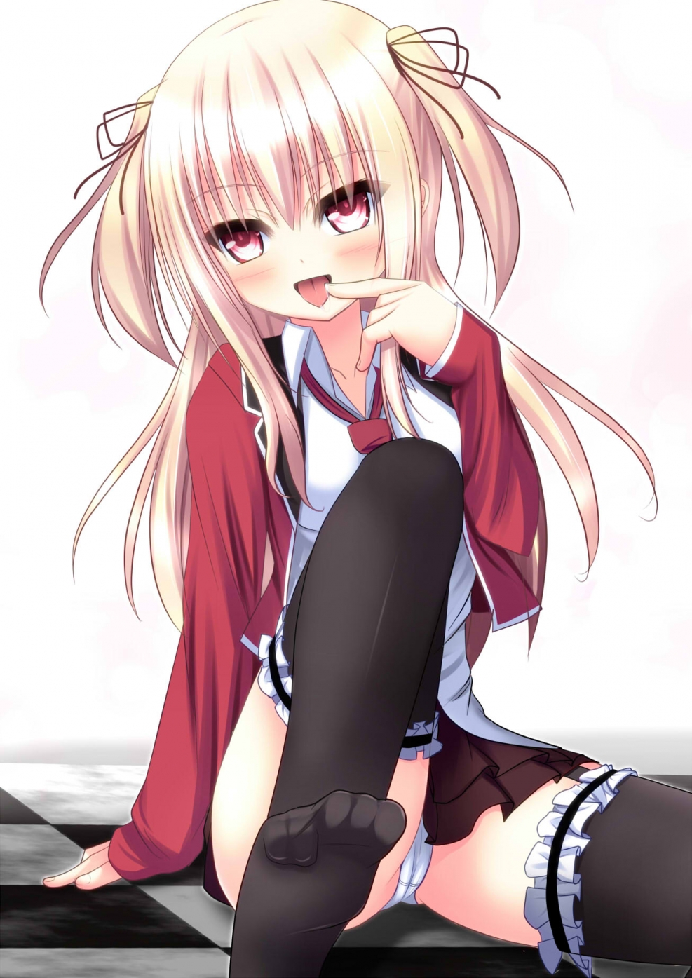 Small in stockings anime