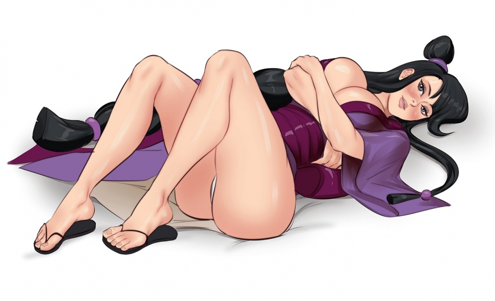 Ace Attorney Mia with big tits