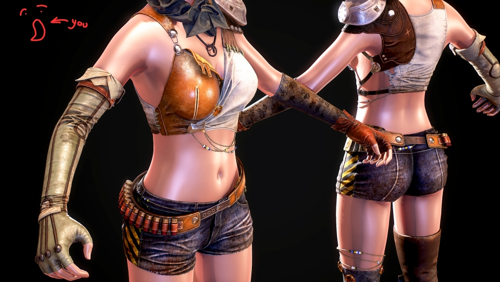 Sarah from the game Rage