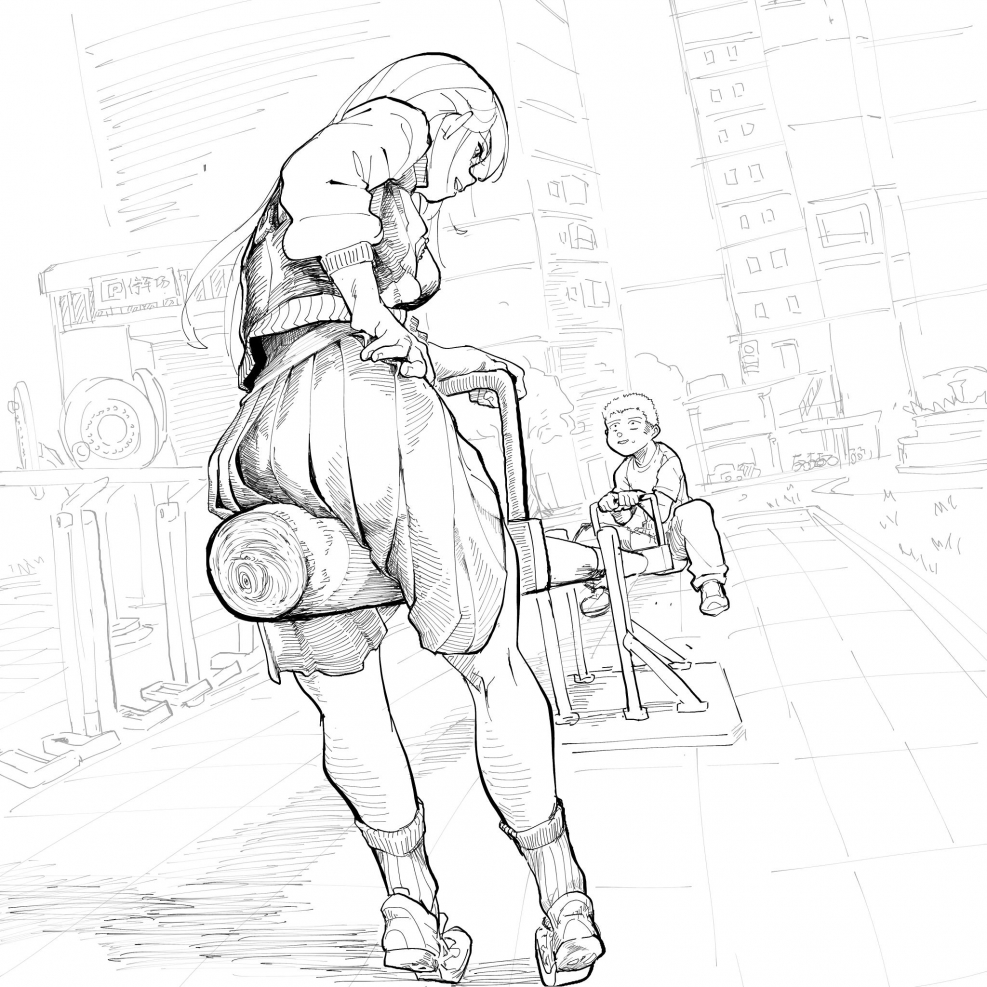 AS109 Shoujyo and The Back Alley Comic