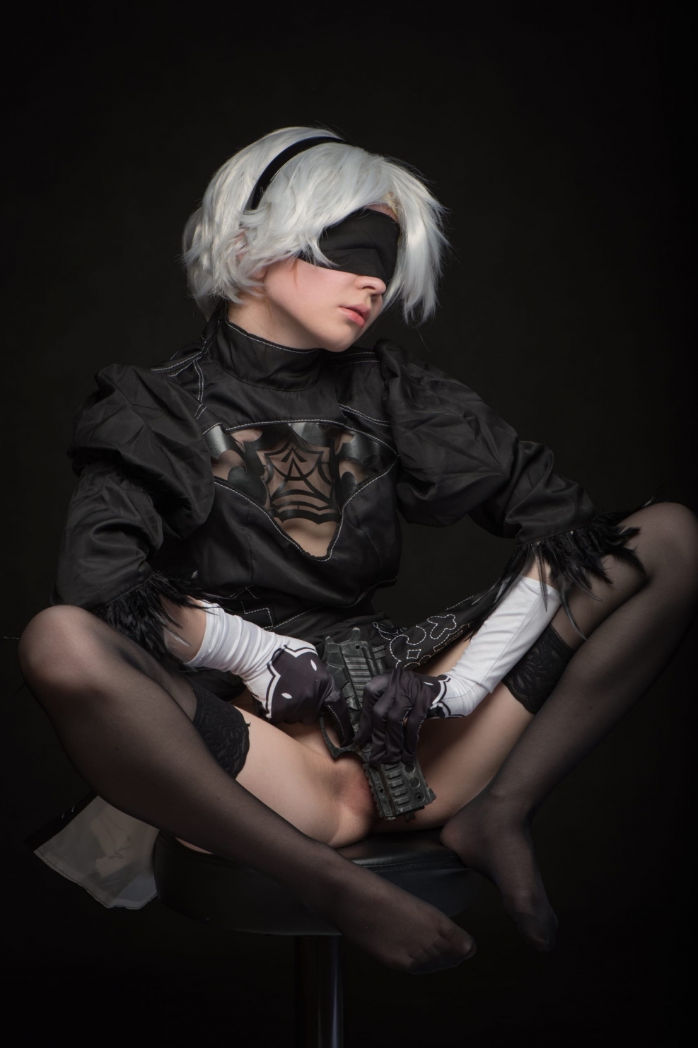 Naked brunettes show their charms