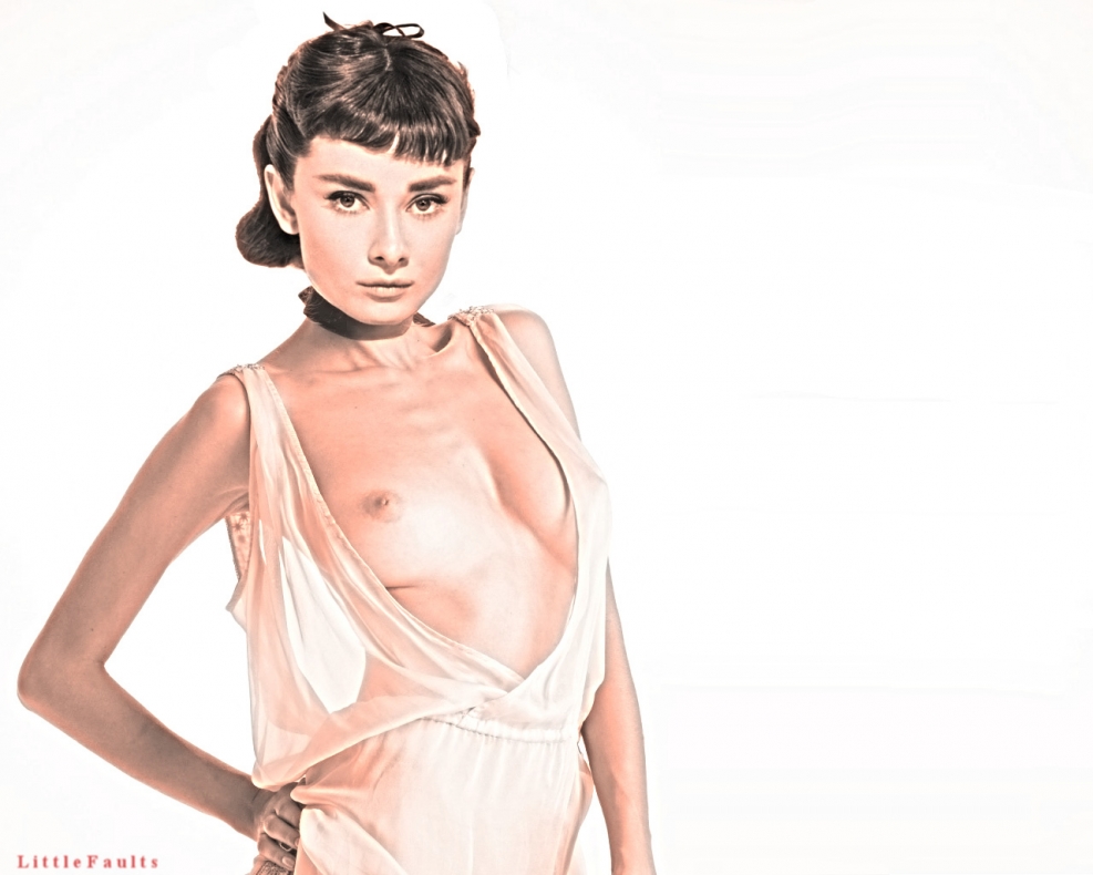 Audrey. Hepburn porn. Sex. Blow job. With her