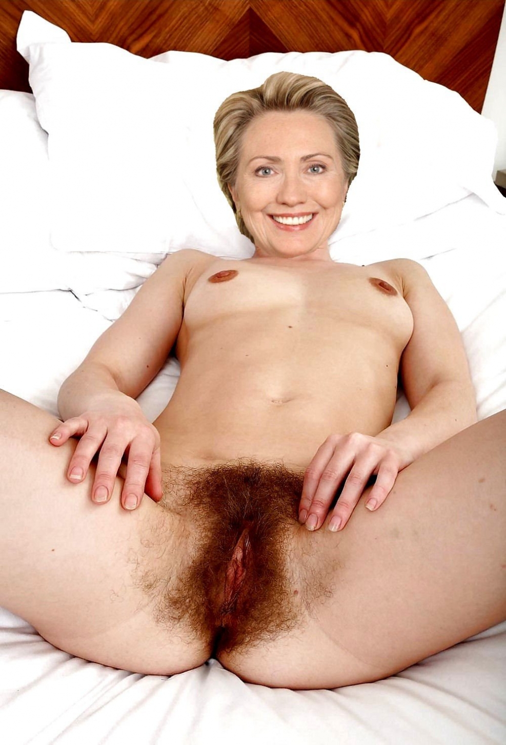 Vagina Hillary Clinton.