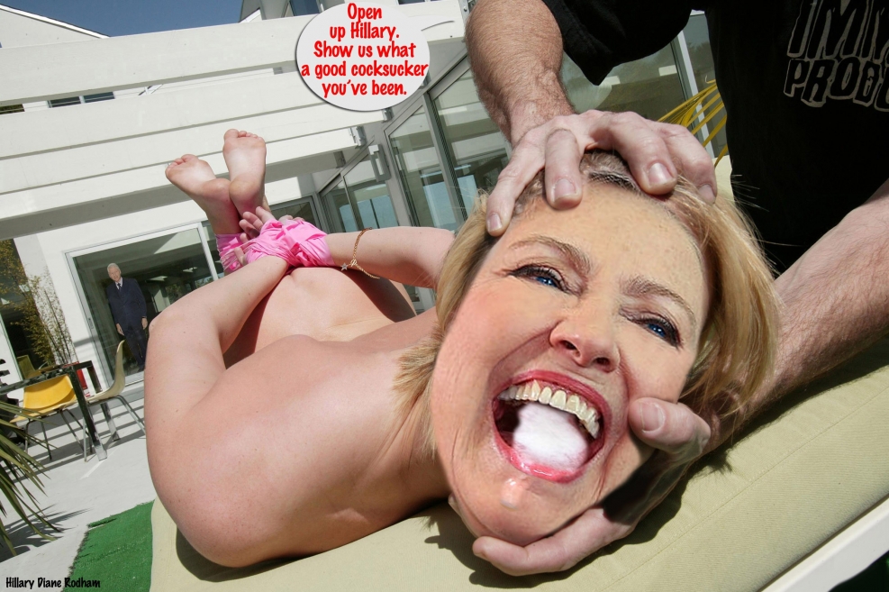 Hillary Clinton has double penetration