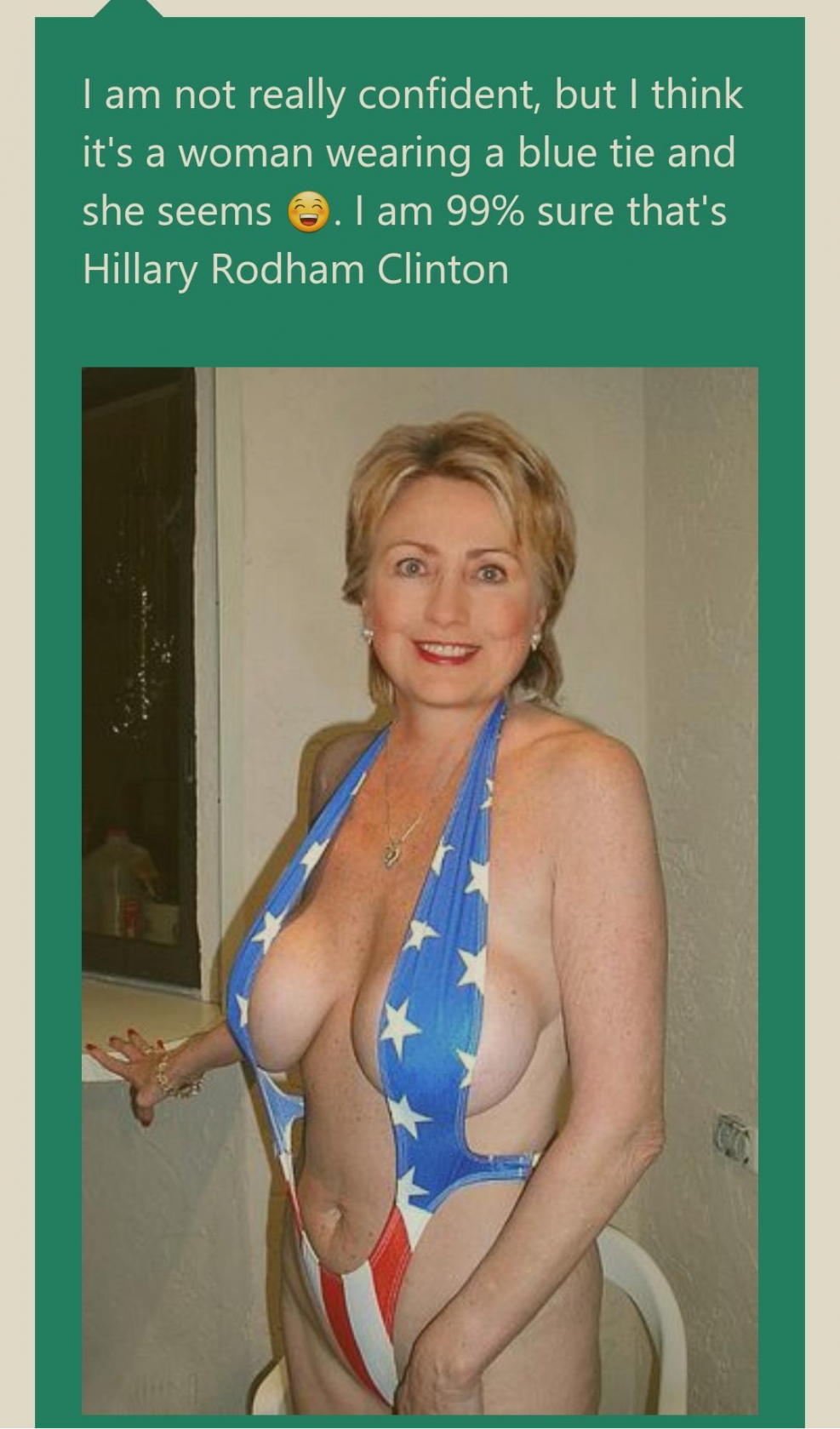 Hillary Clinton Cherie Deville
