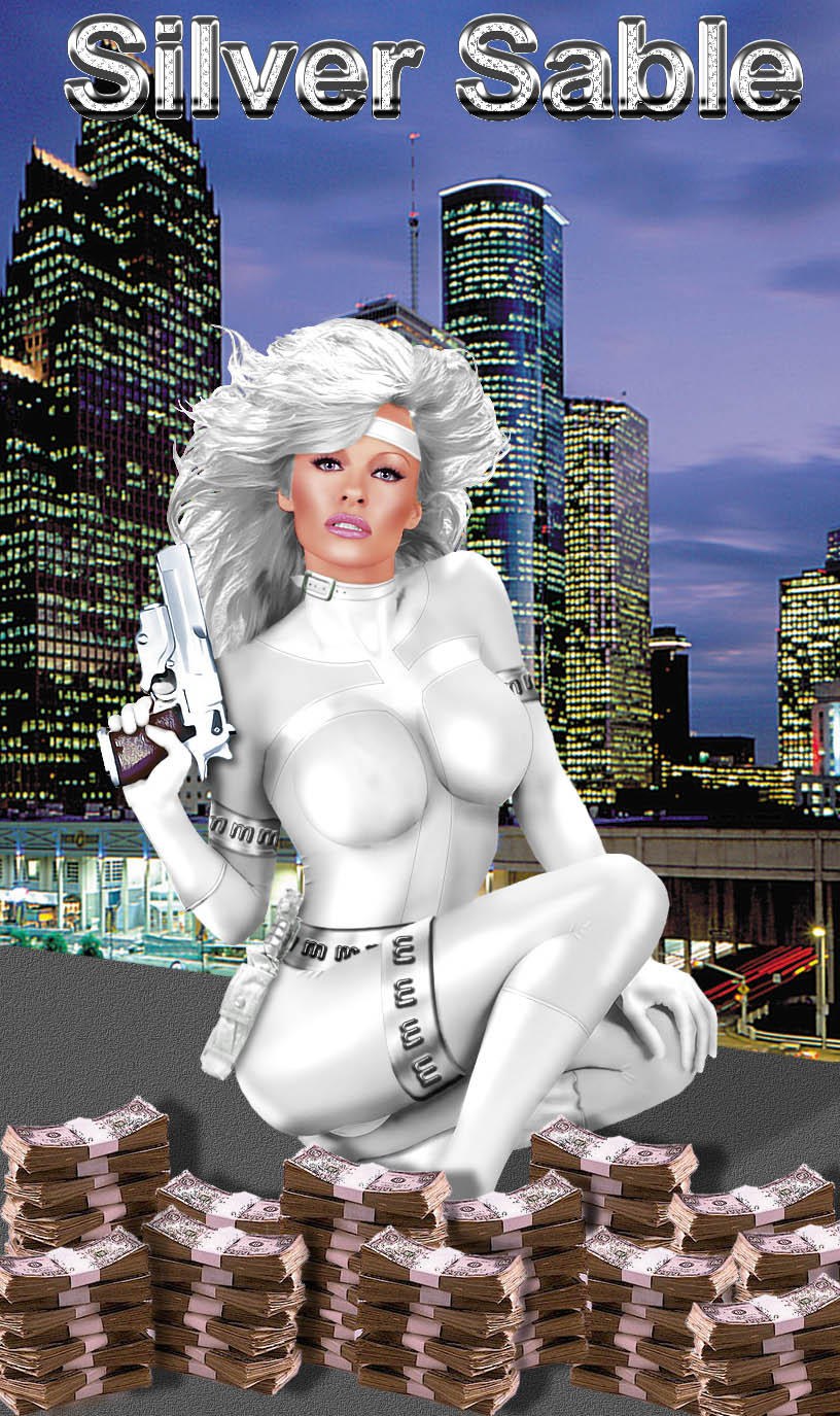 Naked silver sable
