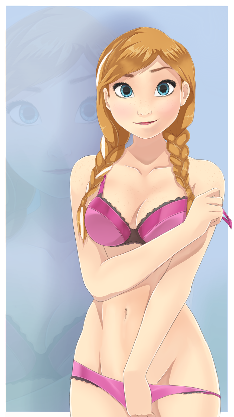 Anime girls in shorts