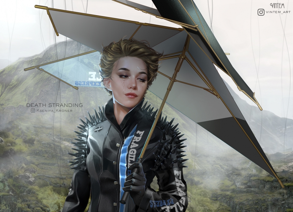 Norman Ridus Death Stranding in the shower