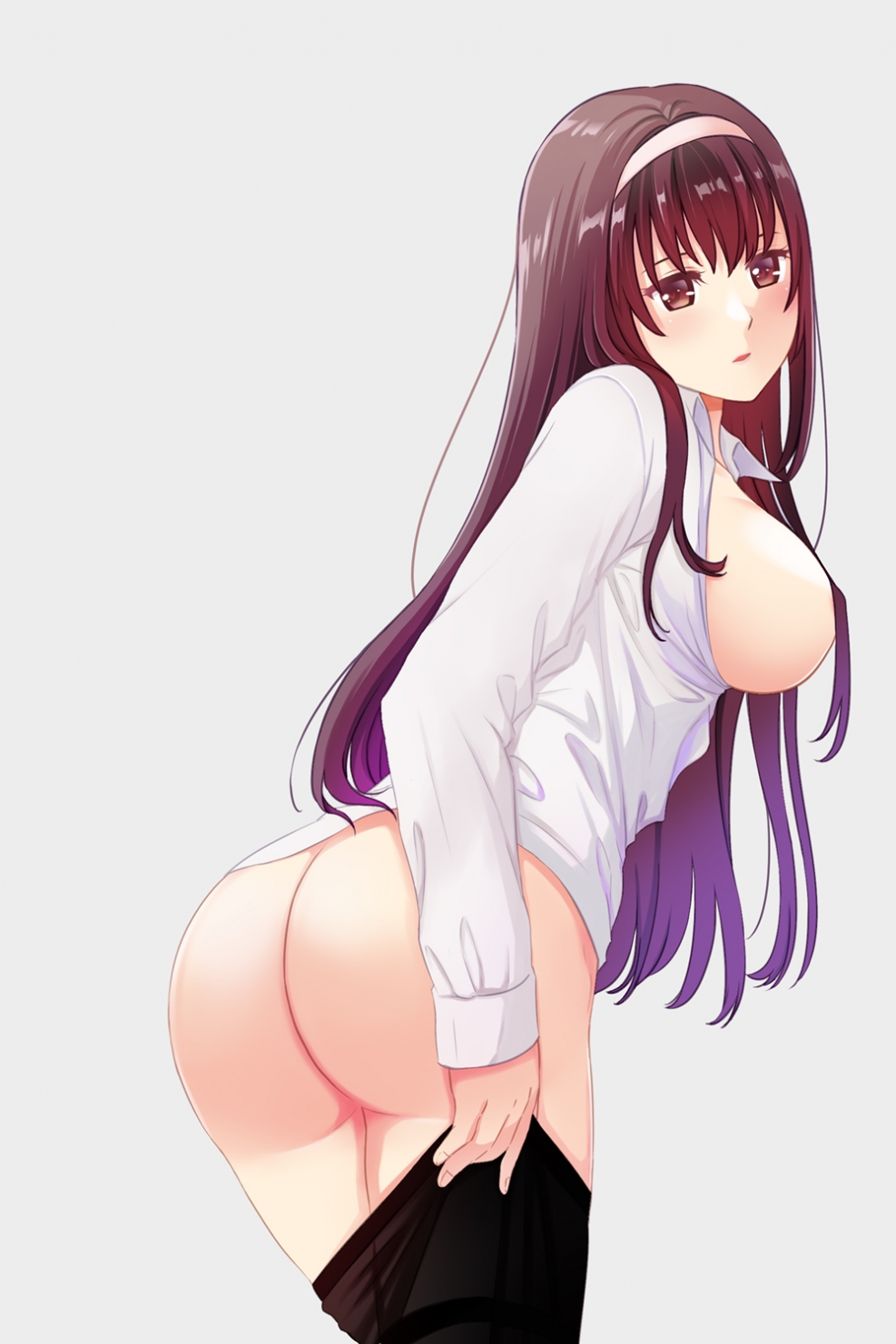 Ass in hentai tights